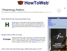 Tablet Screenshot of howtoweb.com